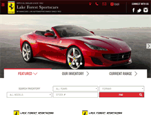 Tablet Screenshot of ferrarilakeforest.com